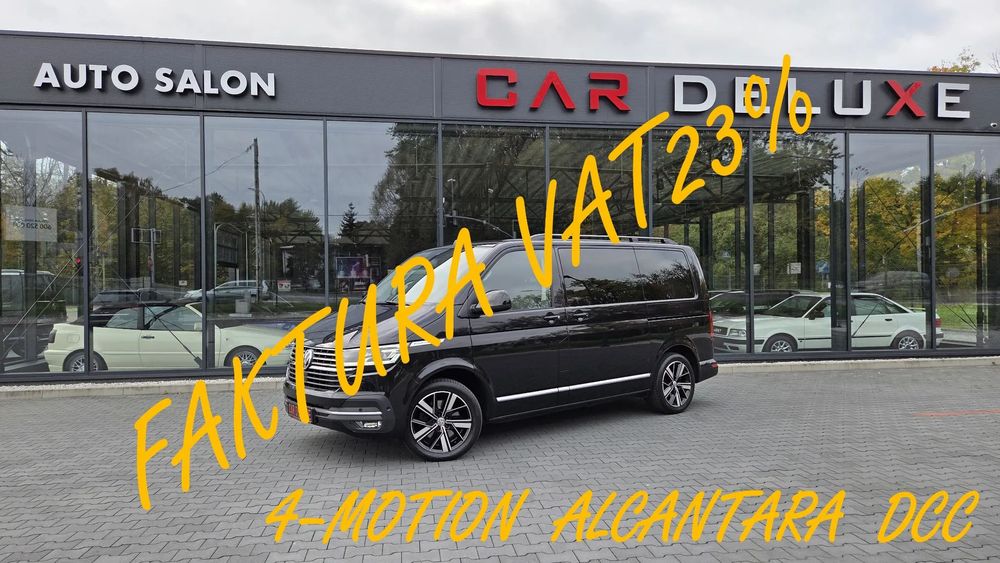 Volkswagen Multivan FV 23% / 4-MOTION / HIGHLINE / Alcantara / DCC / VIRTUAL / Alu18 / Hak