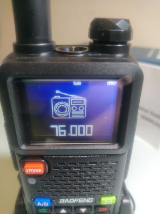 Nowy Radiotelefon Baofeng UV-5RH Zaprog USB-C Dodatkowa Długa antena