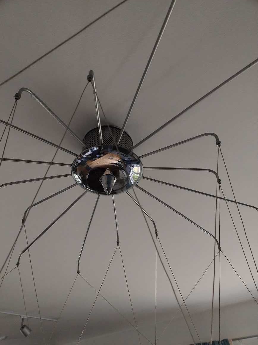 Lampa wisząca - szkło kryształ, duża, 16 punktów, super lampa! Zobacz