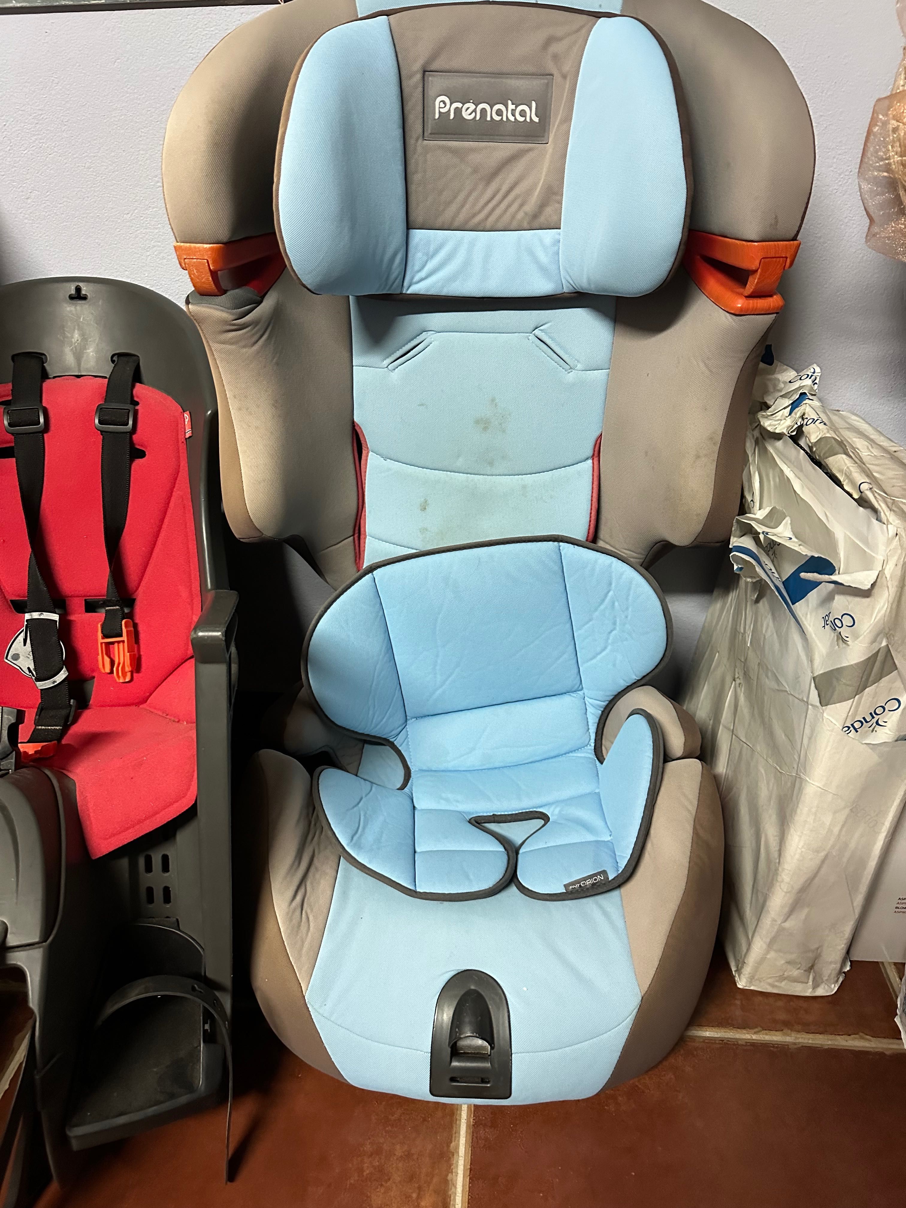conjunto: cadeira carro + cadeira bicicleta hamax