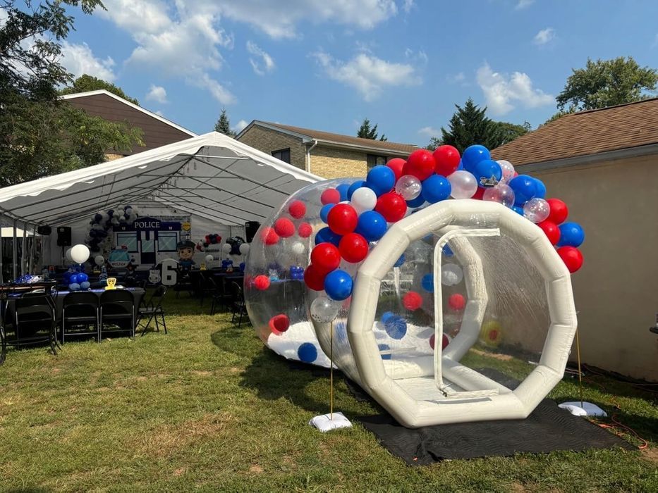 Bubble House XXL Magiczny domek z balonami Dmuchany Zamek Dmuchaniec