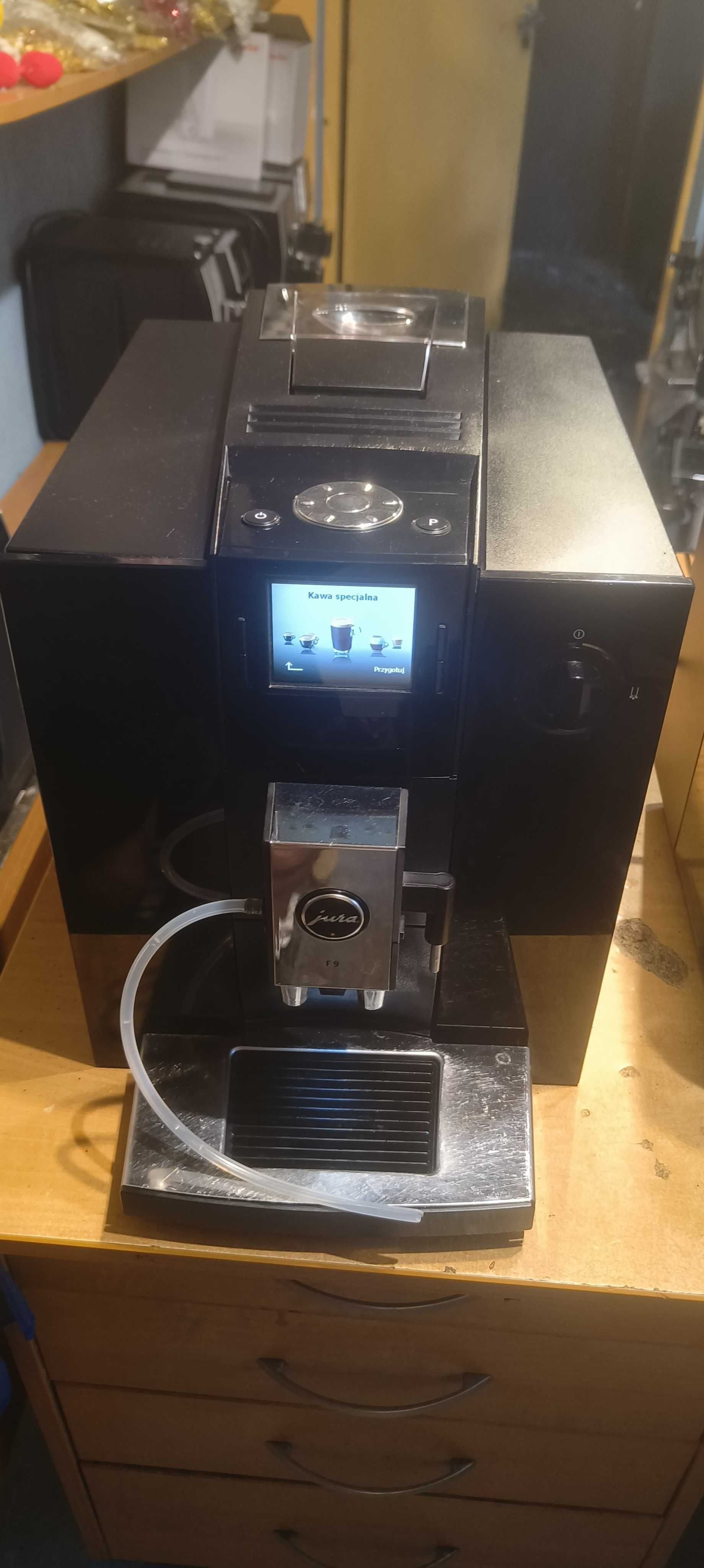 Jura F9 Piano Black 8tys kaw po serwisie gwarancja