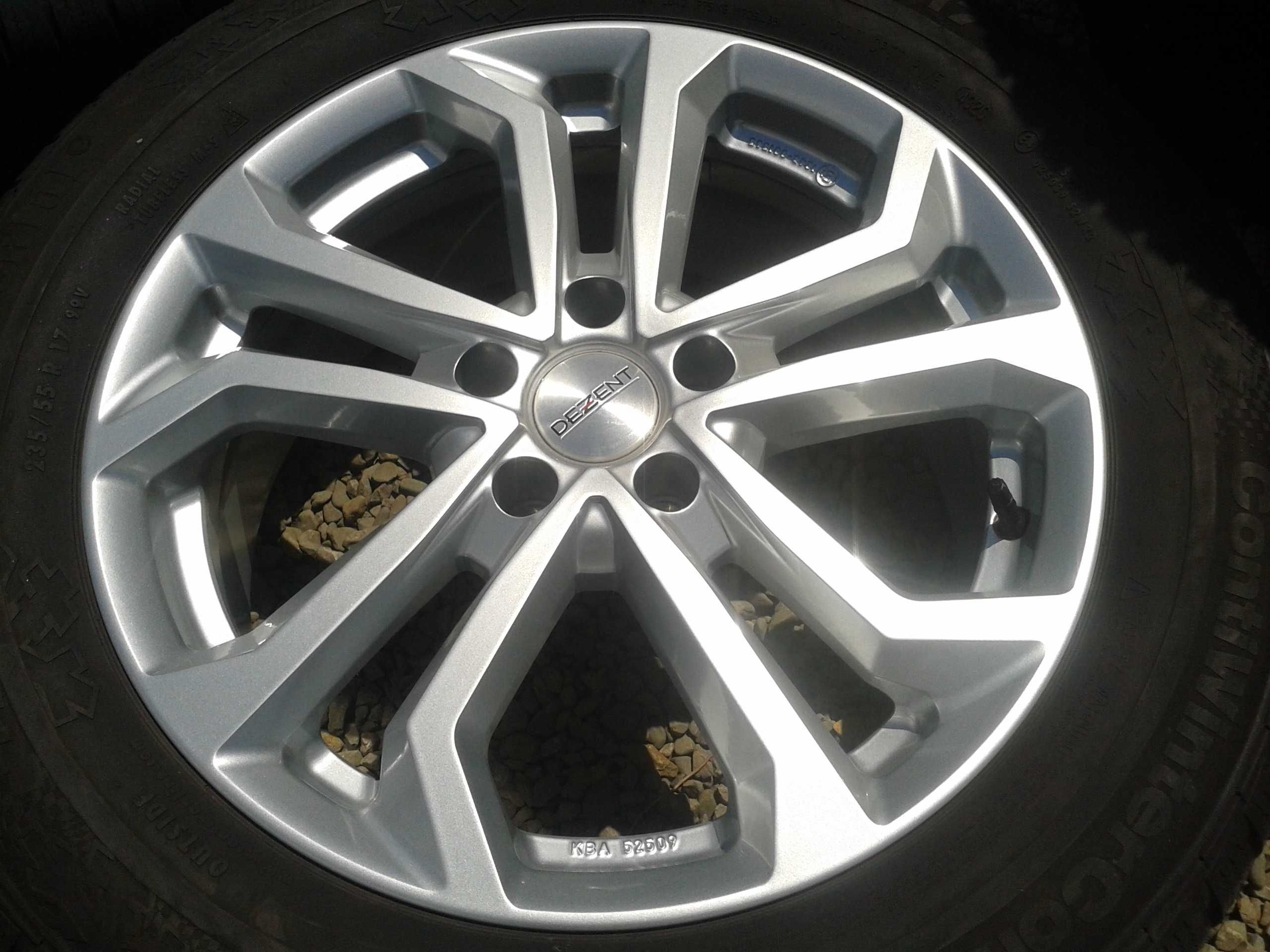 kola r17 jeep renegade 235 55 continental 5x110 jak nowe mielec et40