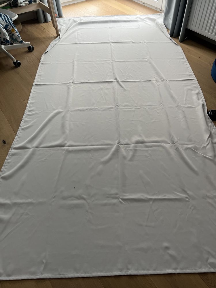 Zasłony Ikea Majgull jasno szare 2 szt 145x300