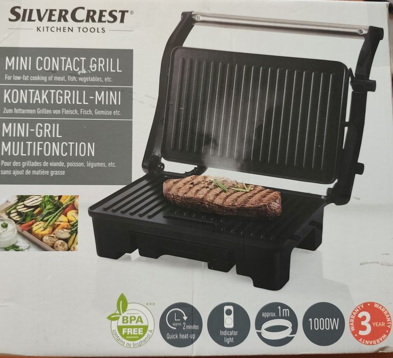 Міні гріль SilverCrest Mini Contact Grill
