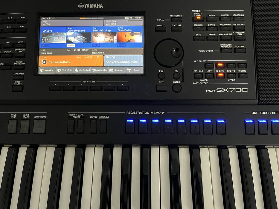 Teclado Yamaha psr SX700