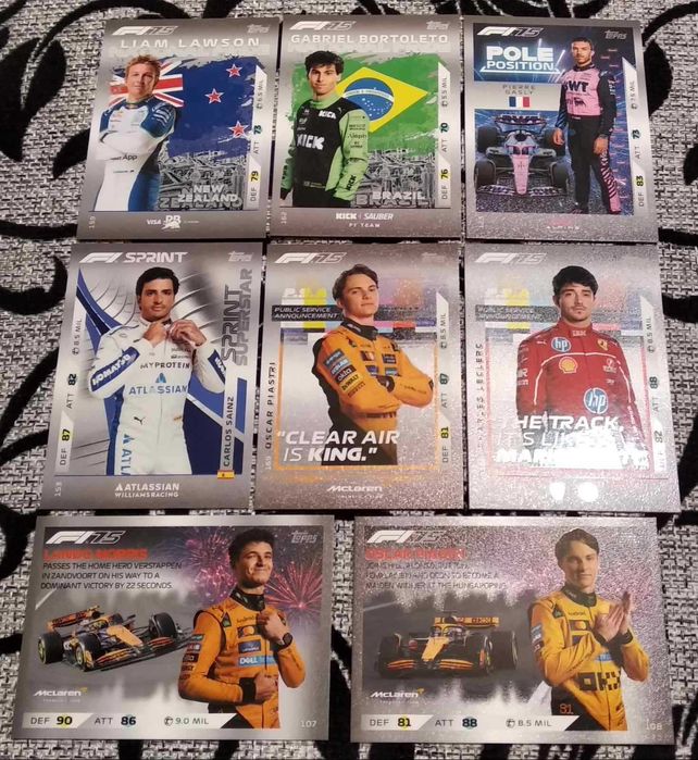 Колекційні картки Topps Turbo Attax 2025 Formula 1
