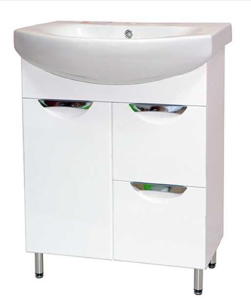 Керамічна раковина Церсаніт у комплекті з тумбою високої якості.