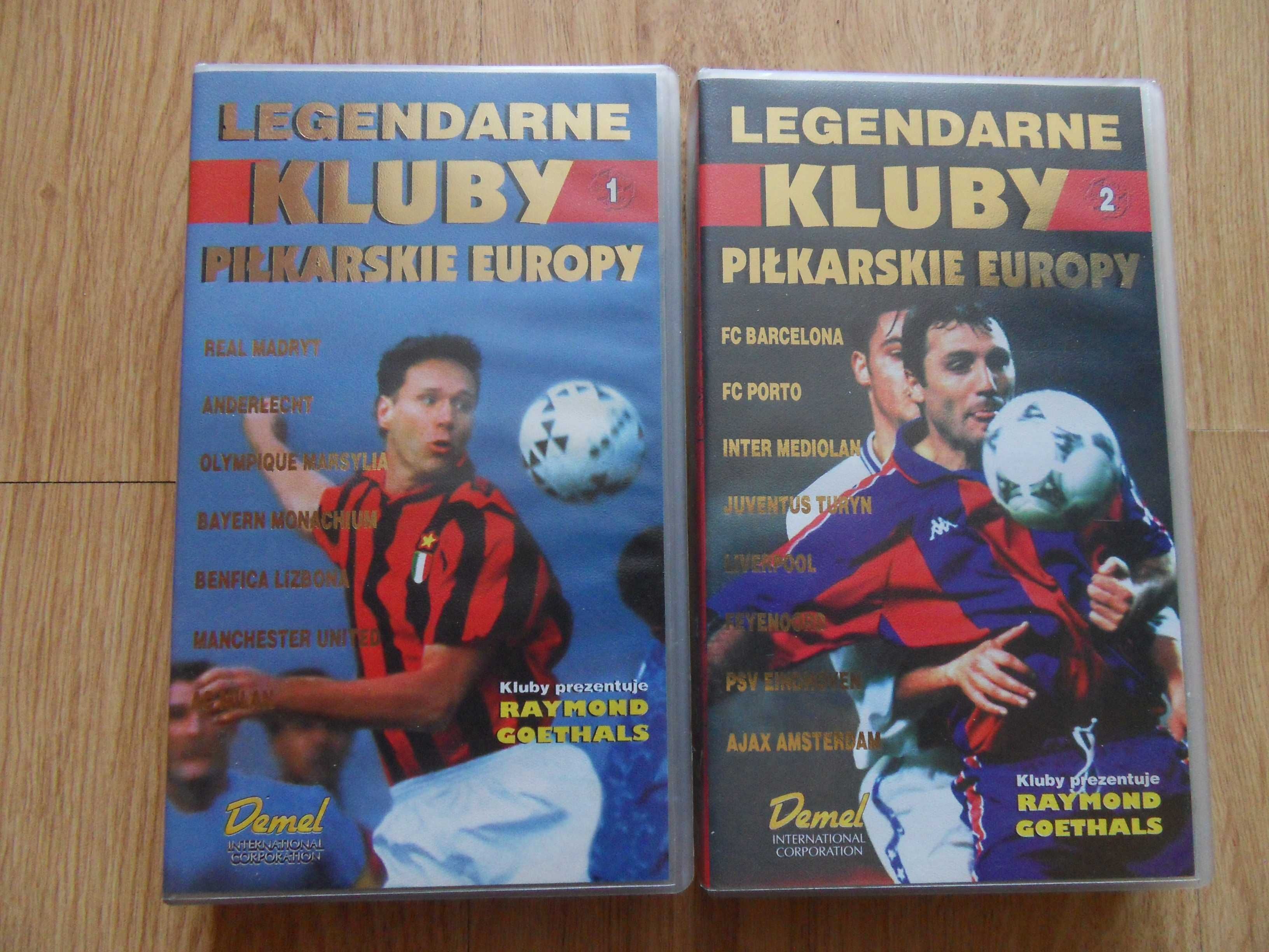 Historia piłki nożnej i Legendarne kluby piłkarskie, na kasetach VHS