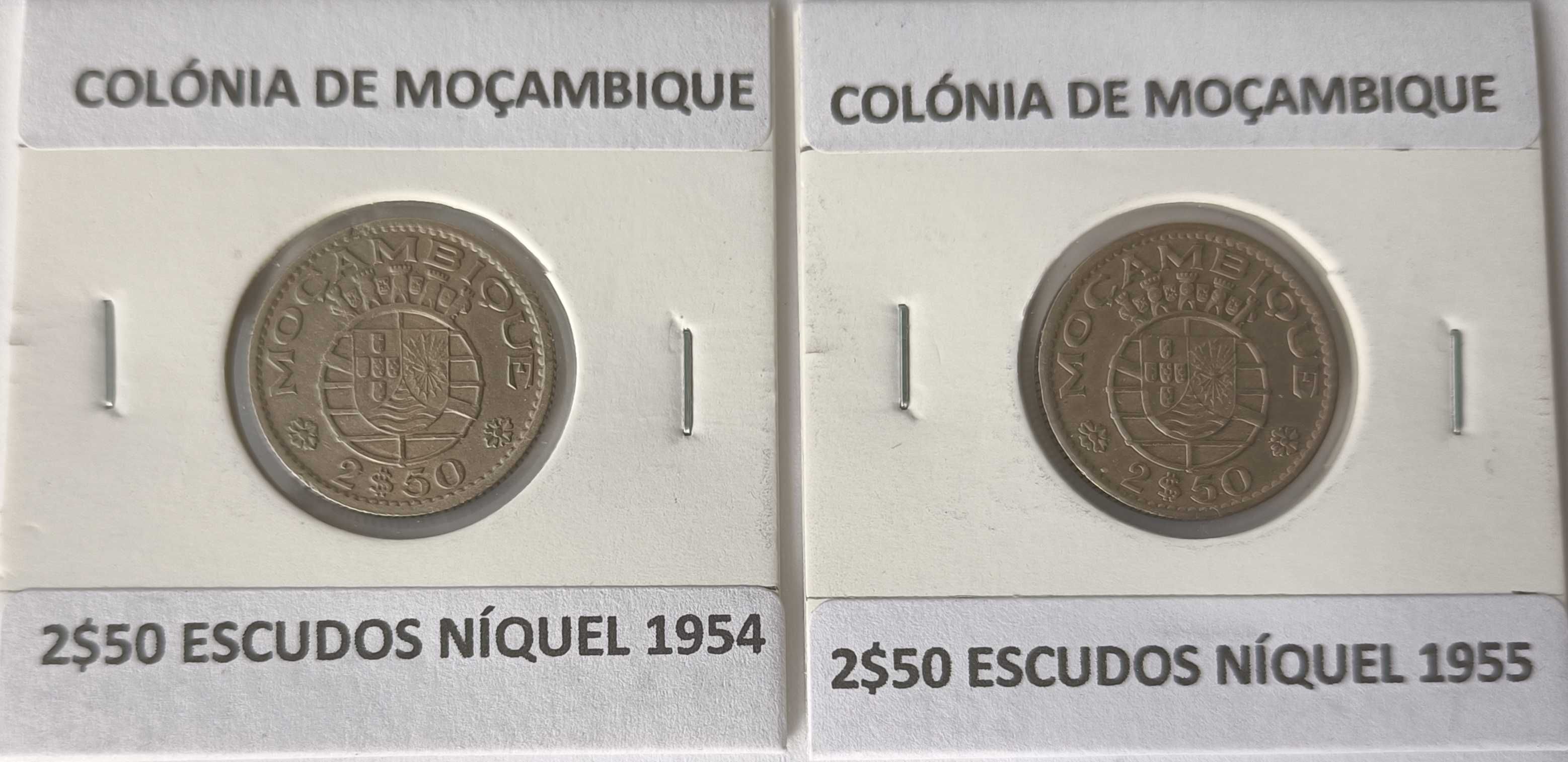 Moedas Portuguesas 2$50 Escudos Ex Colónia Ultramarina de Moçambique