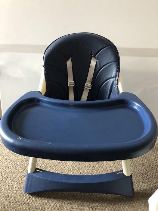 Fotelik do karmienia krzeselko z podstawka dla dziecka malucha bdb
