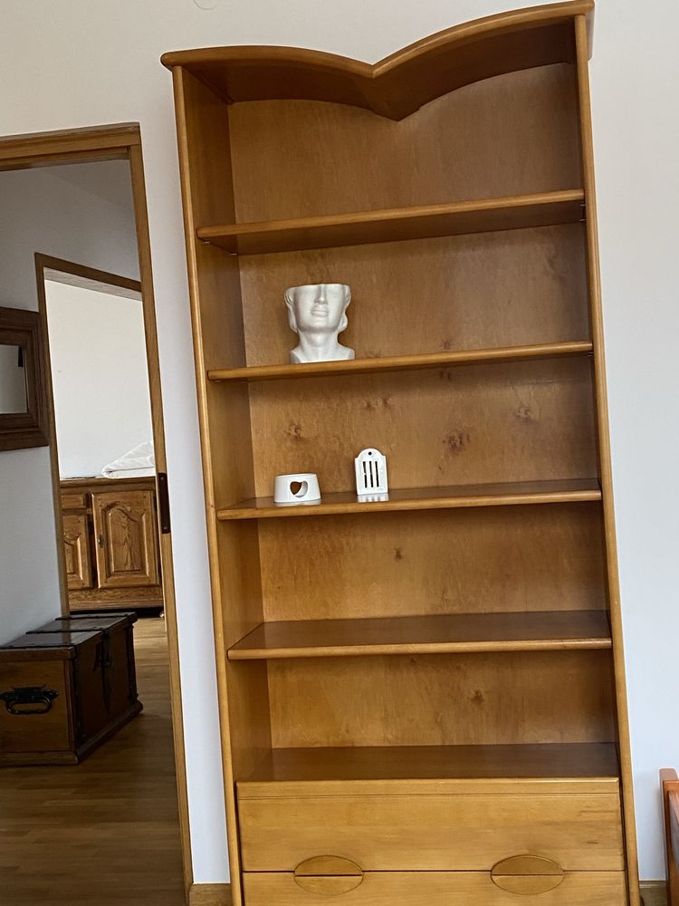 Regał/ biblioteczka Meble Swarzędzkie / Swarzędz drewno 90/210 cm