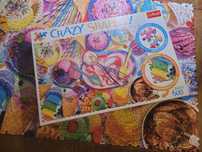 Puzzle 600 trefl crazy shapes słodkie marzenie