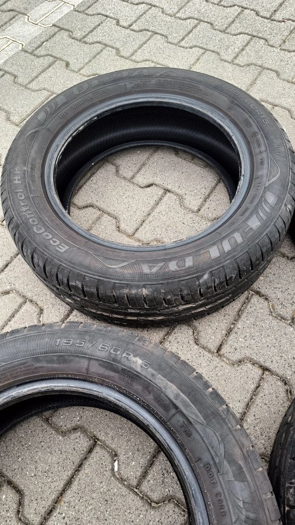 Opony letnie 15" Fulda EcoControl HP 195/60 R15 88V używane