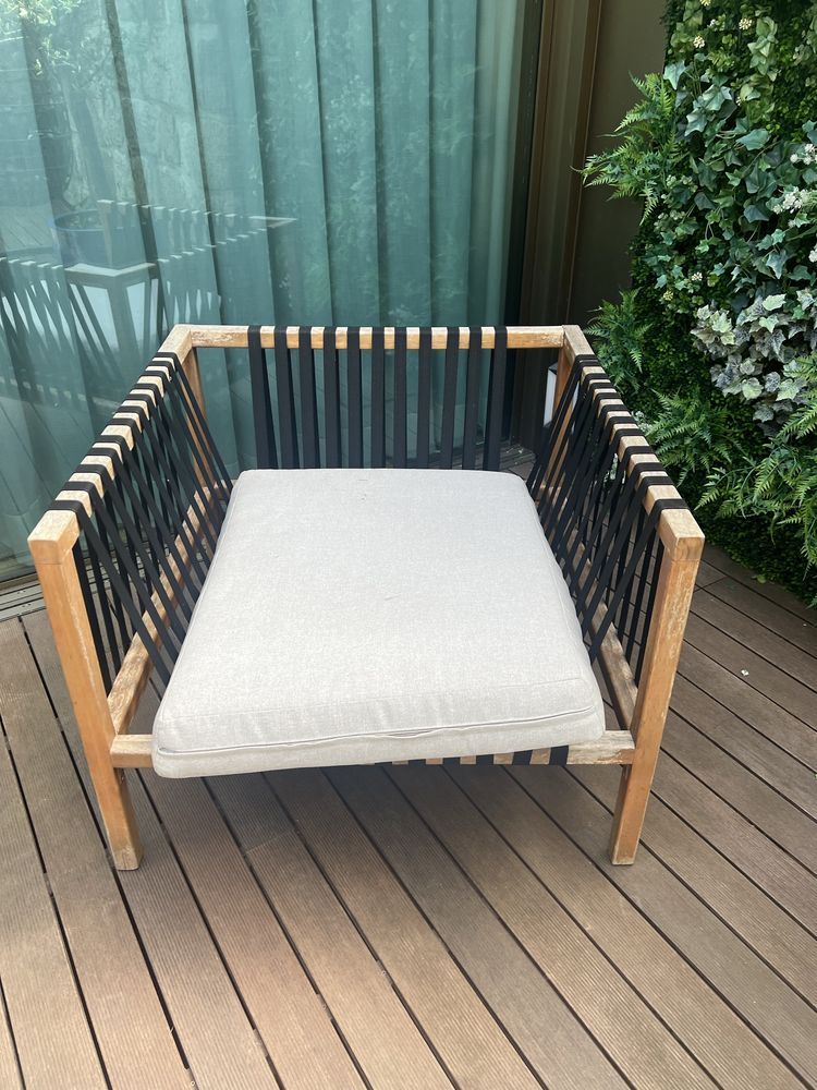 Cadeira jardim usada