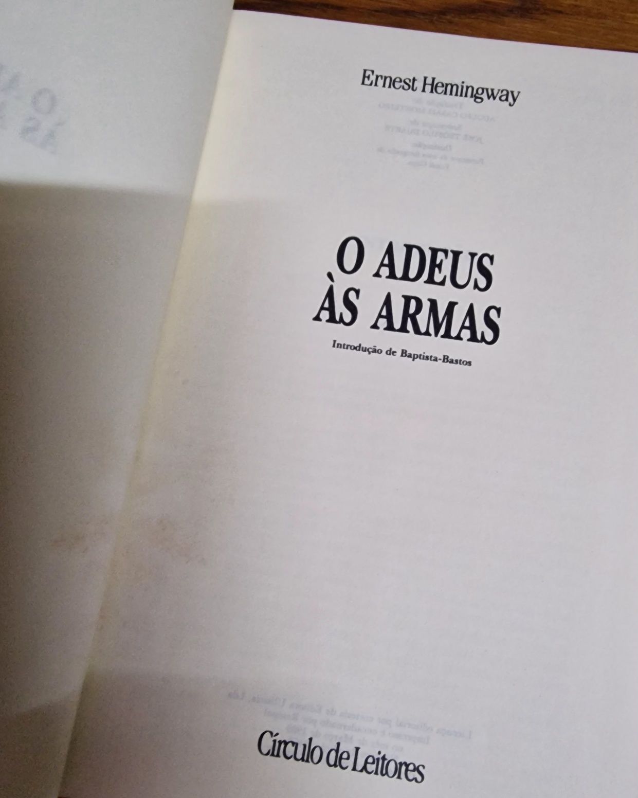 O Adeus às Armas | Ernest Hemingway