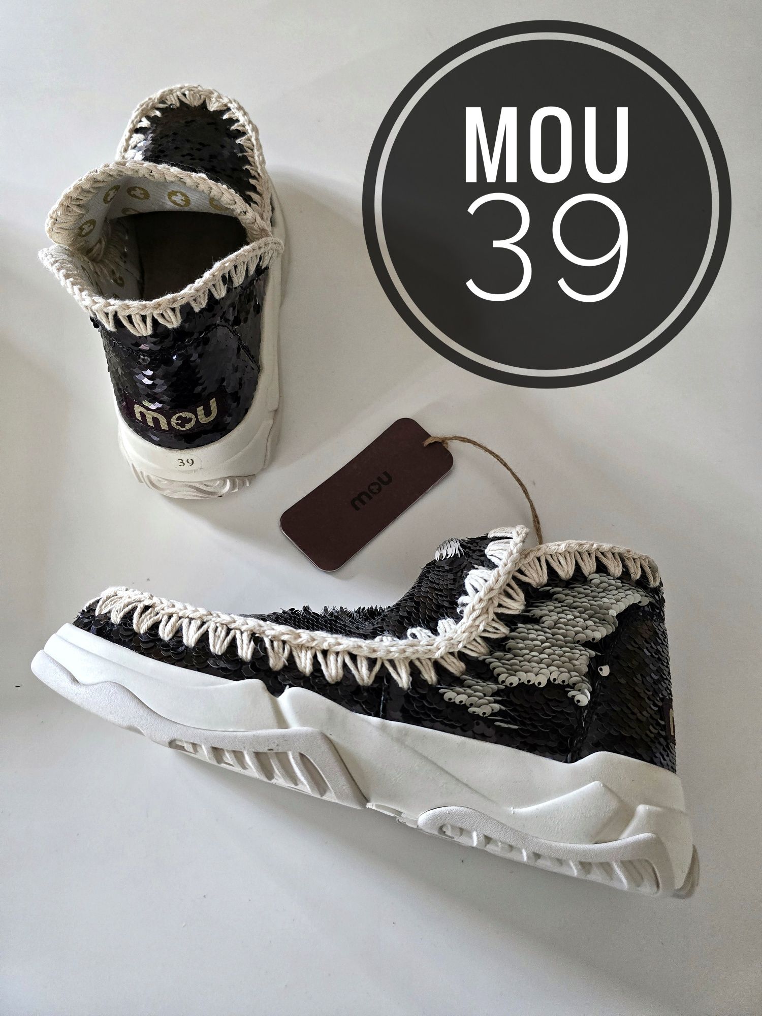 Mou 39 Nowe model wiosenny sneakersy trampki