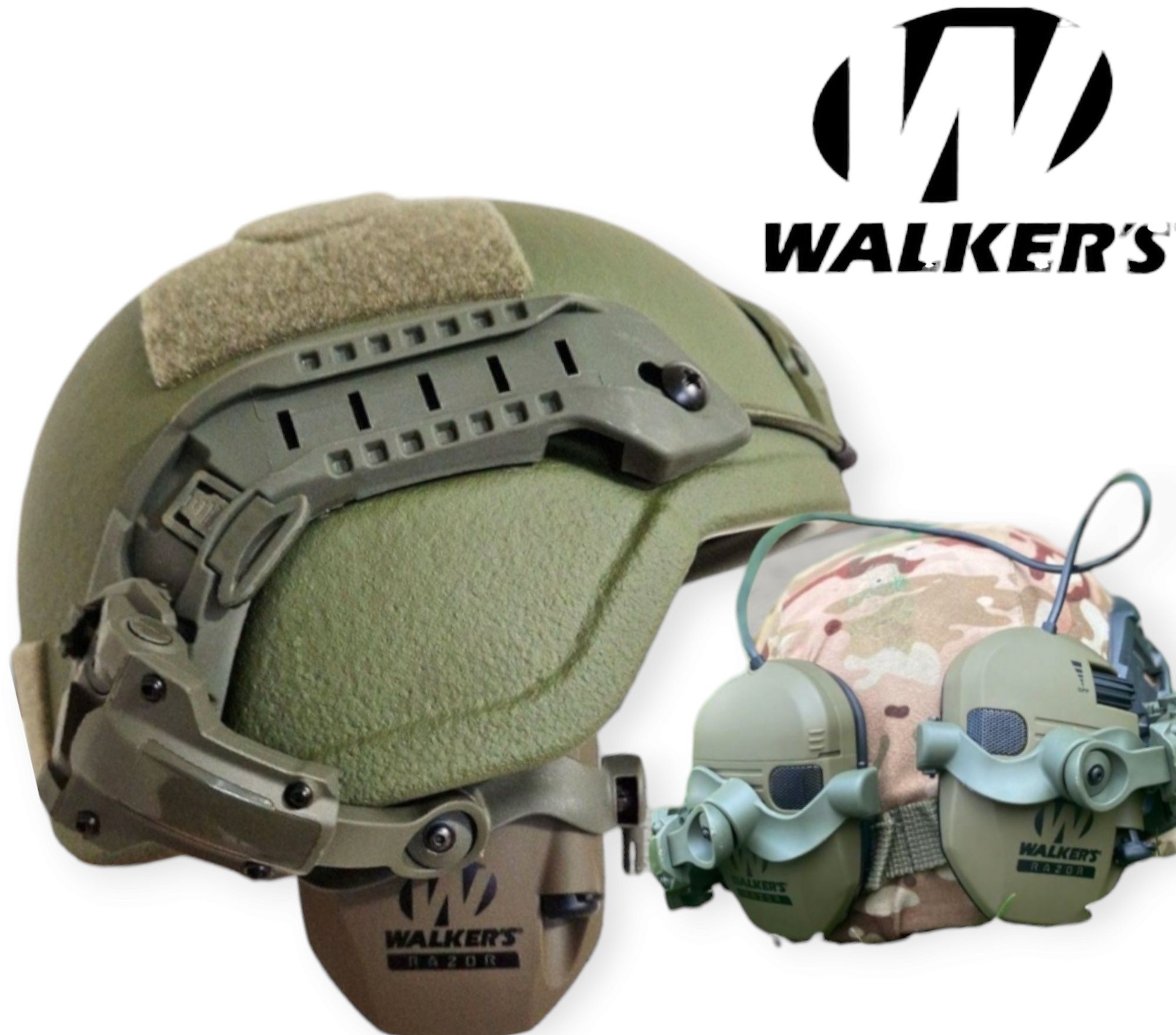 Навушники Walker's + чебурашки Активні навушники валкерс на шолом