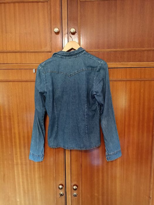 Camisa de ganga tamanho M