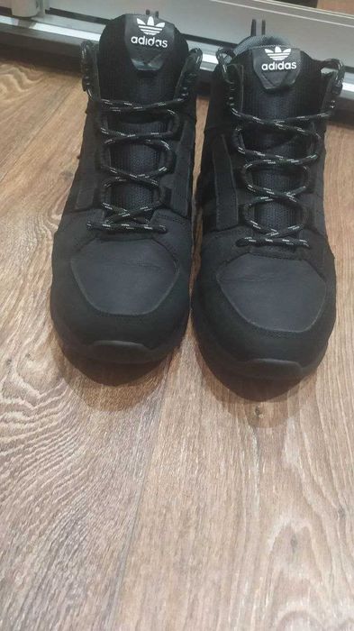 Ботинки зимние мужские набивной мех Adidas р 42(27см)