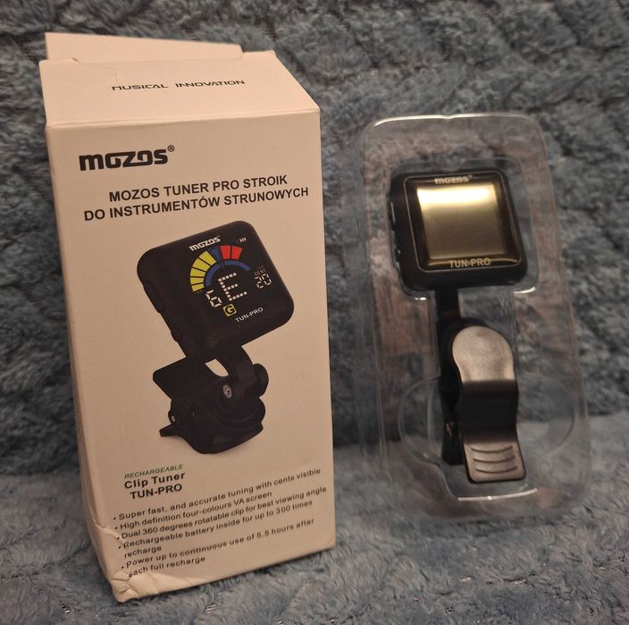 Mozos Tuner Pro stroik do instrumentów strunowych