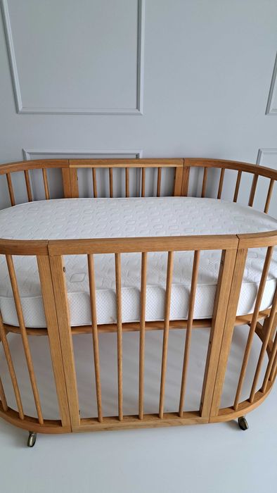 Łóżeczko dębowe ala Stokke