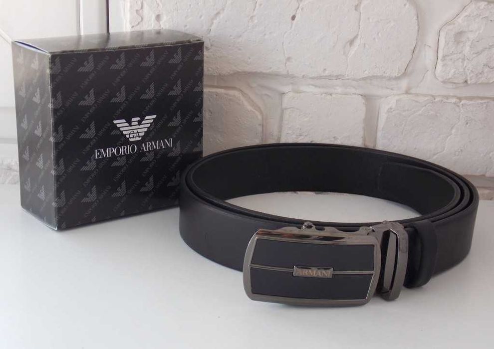 Мужской кожаный ремень автомат / шкіряний ремінь чоловічий