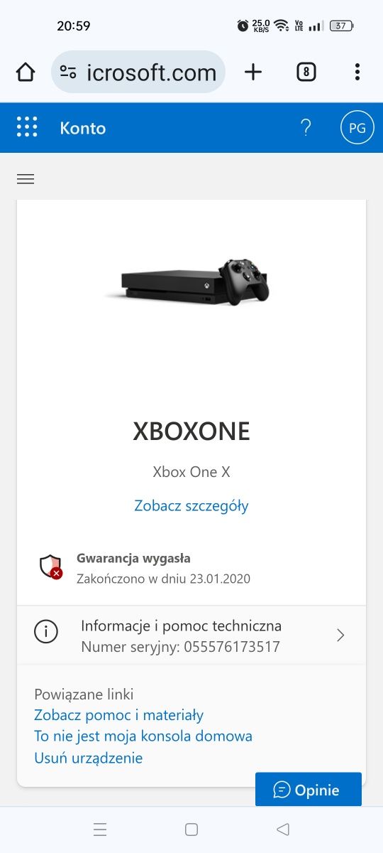 Xbox One X 1TB bdb (2018)