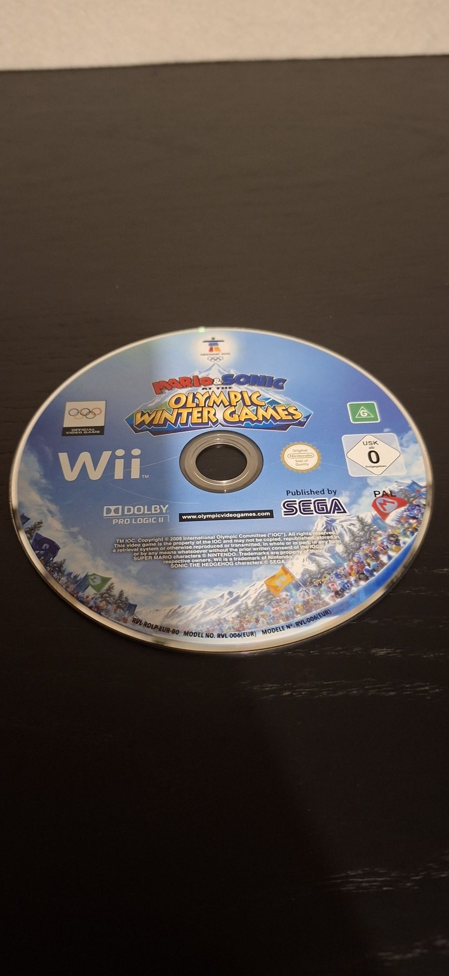 Mario & Sonic at the Olympic Winter Games Nintendo Wii completo