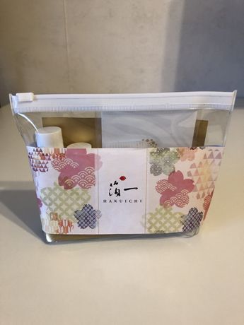 kosmetyki japońskie Kinka ze złotem hanami 6 produktów