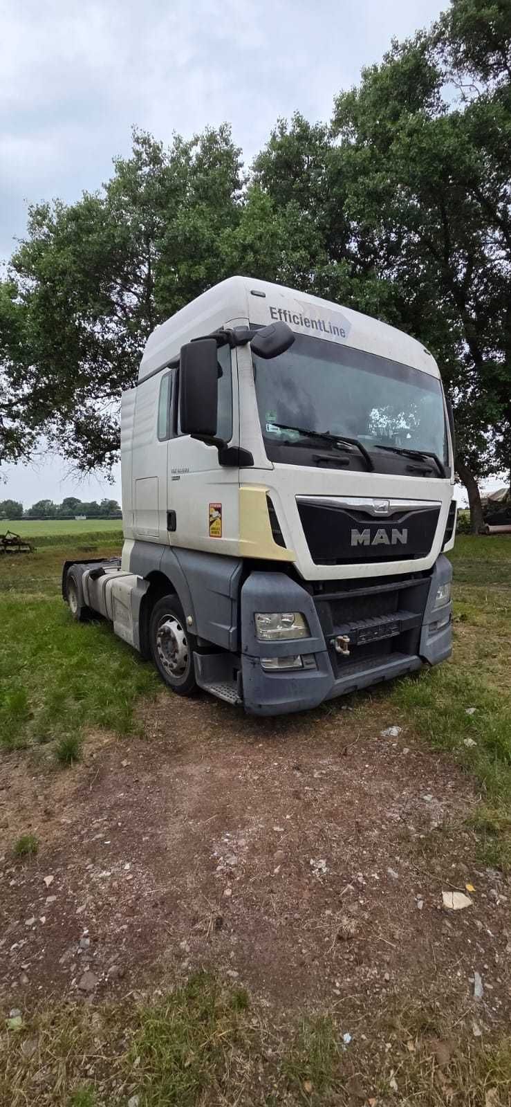 MAN TGX 18.440 LOW DECK na części. Uszkodzony silnik