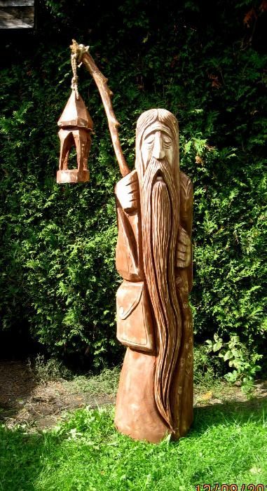 Ogrodnik,rzeźba ogrodowa duża 195cm