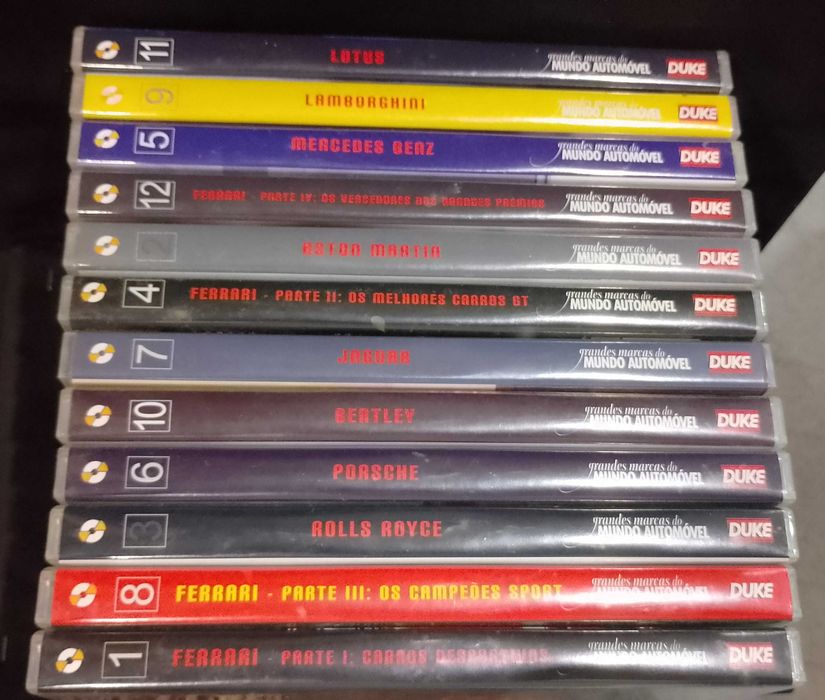 Coleção Dvd´s Mundo Automóvel 24 Horas 12 Unidades