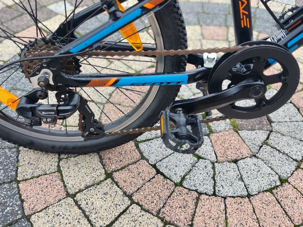 Rower alu 20 SCOTT SCALE/Koła 20"/rama 11.5"/ Shimano 7 / lekki