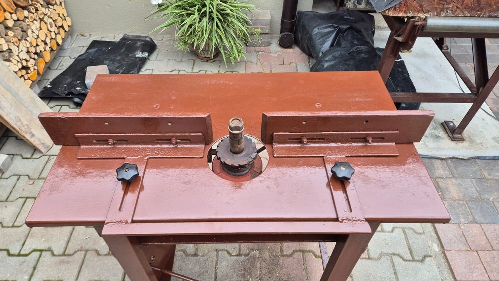 Heblarka do drewna wraz z frezem