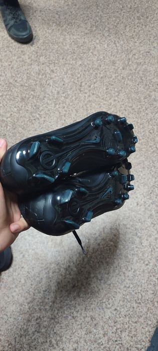 Футбольні бутси Nike Tiempo Legend 10 Elite FG чорного кольору