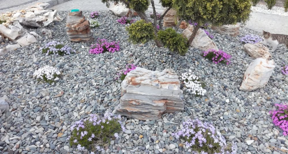 Kamień ogrodowy ozdobny otoczak CHORWACKI szary