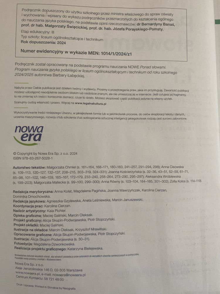 Podręcznik Ponad słowami 1.1 (nowa edycja)