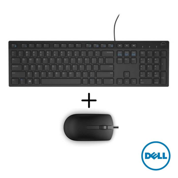 Conjunto Teclado + Rato Dell - KB216+MS116 - NOVOS