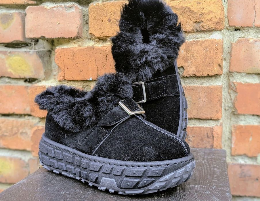 Уги  на платформі  лофери утеплені  чорні на платформі 36,37,39,40