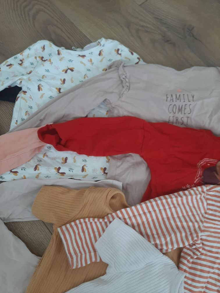 Koszulki rozmiar 92 marka H&M