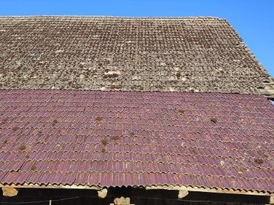 Dachówka ceramiczna poniemiecka rozbiórkowa