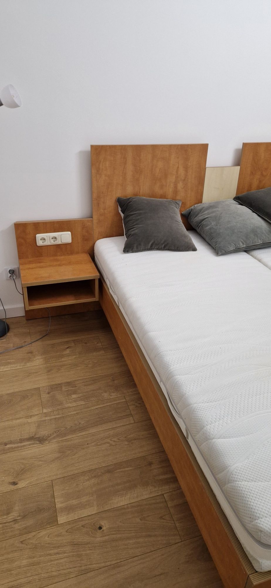 Łóżko sypialniane solidne  180×200 powierzchnia spania