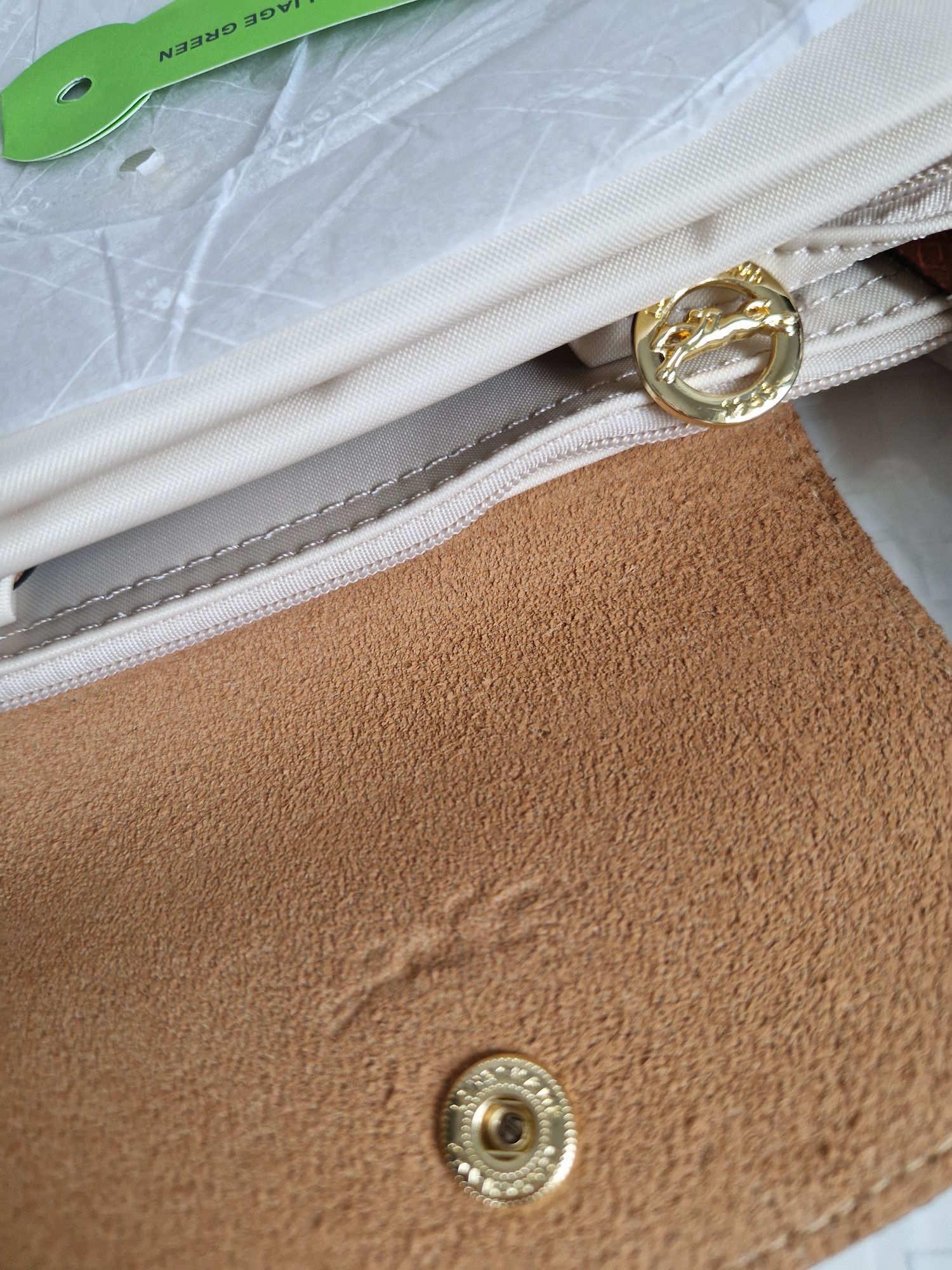 LONGCHAMP Nowa torebka roz L BEŻ
