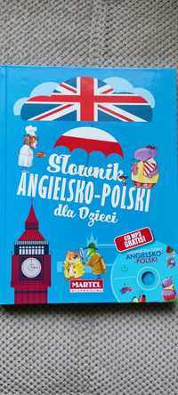 Słownik angielsko-polski dla dzieci plus płyta CD MP3 nowy