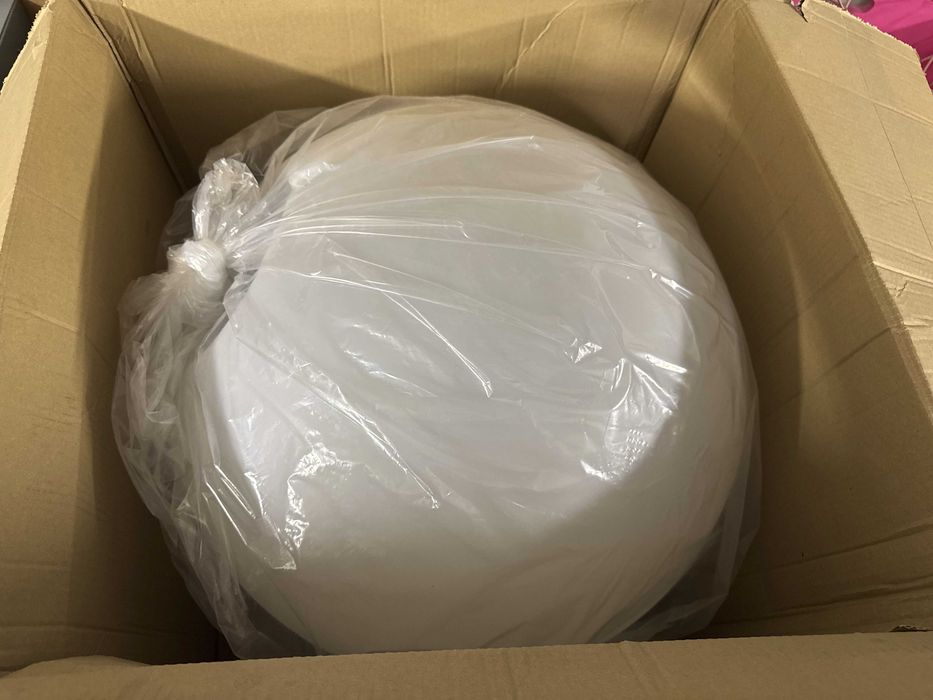 lampa wisząca kula mball BP080WL3N 80cm biała sufitowa