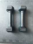 Hantle zeliwne hex 2 x 2.5 kilo 5 kilo