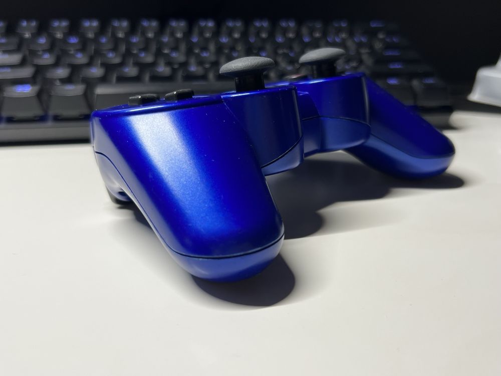 Kontroler Niebieski PlayStation 3 Metallic Blue Oryginał ODŚWIEŻONY