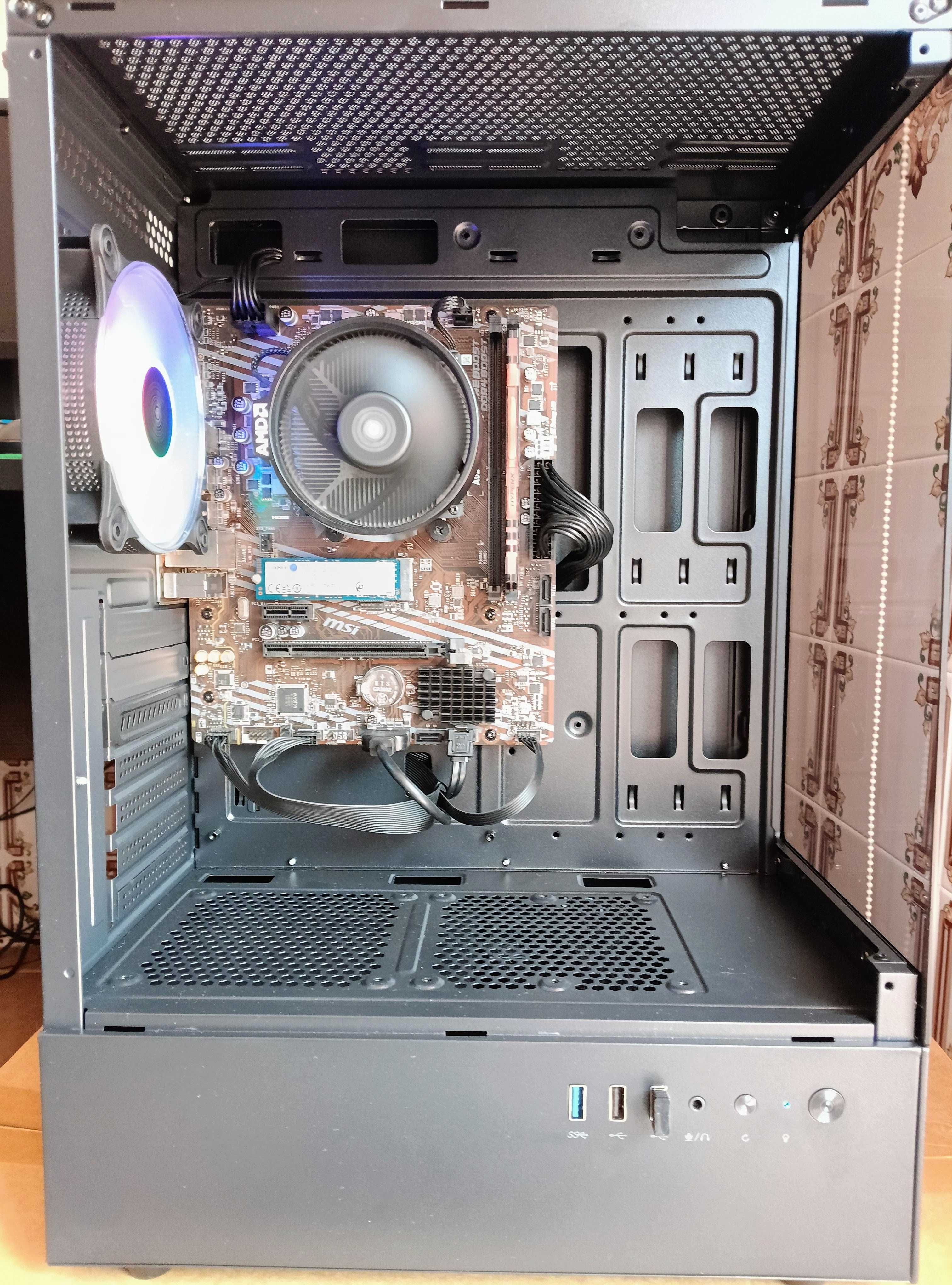 PC base Gaming, Ryzen 5 5600G, GPU Radeon Vega 7, Nvme 1Tb, 16Gb DDR4