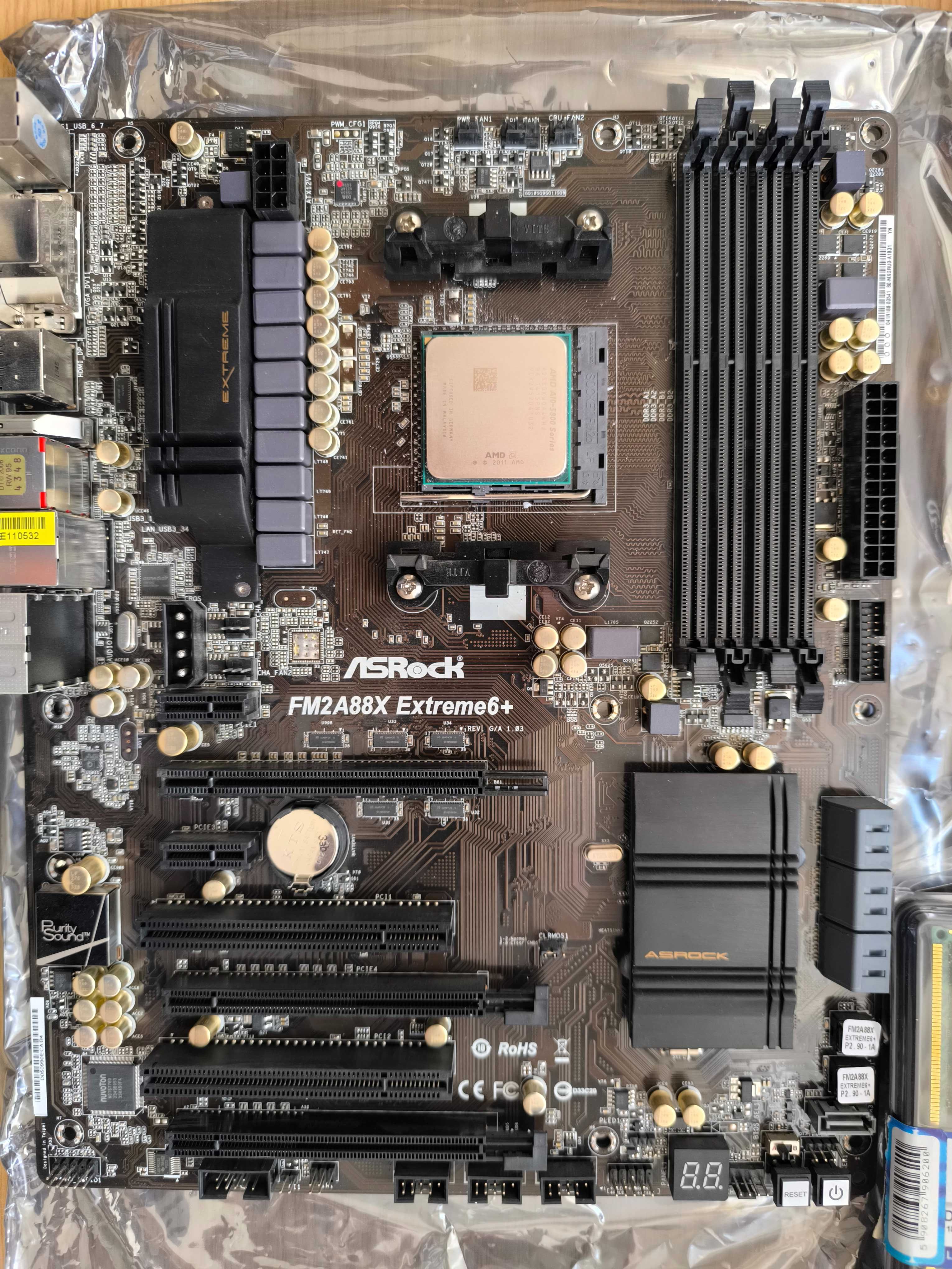AMD A10-5800, ASRock FM2A88X EXTREME 6+, 16 GB RAM GoodRam 1866
